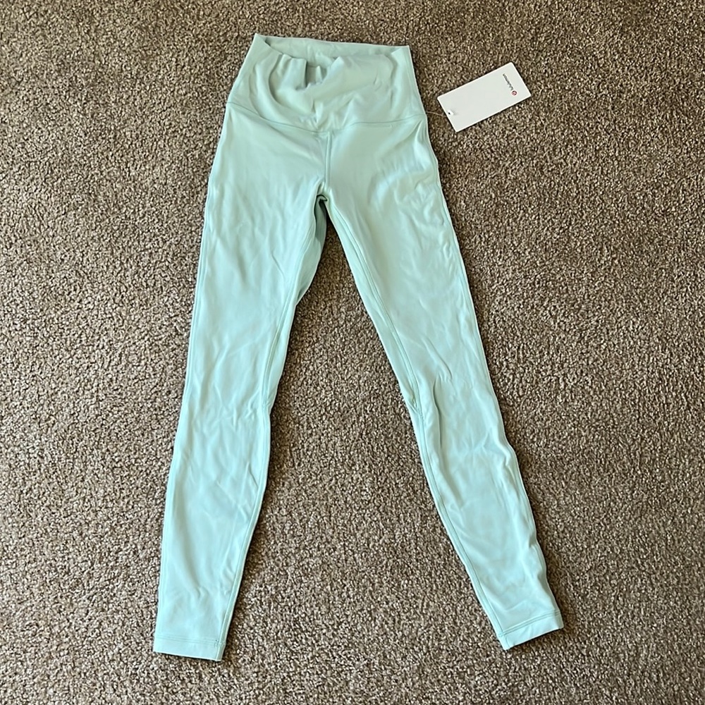 LULULEMON Delicate Mint Align HR Pants 4